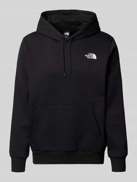 The North Face bluza Simple Dome Hoodie z kapturem z nadrukiem czarny