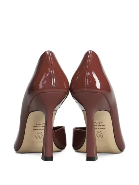 Kožne salonke Stuart Weitzman smeđa