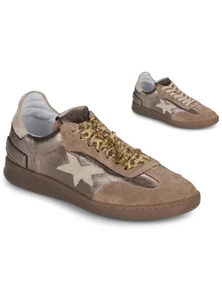 Pantofi Meline auriu