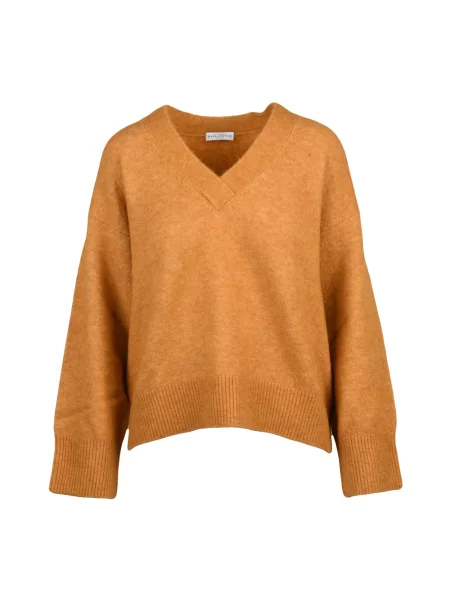 Sweter Ballantyne wełniany żółty