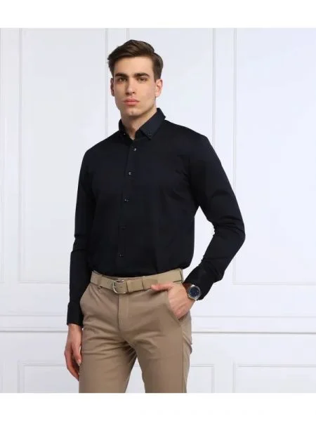 BOSS BLACK Cămașă negru