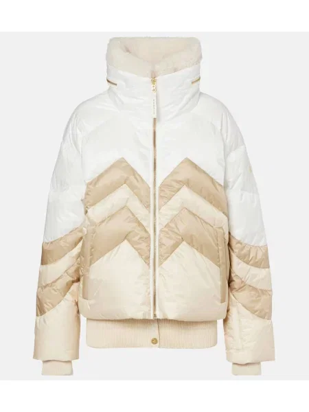 Jeździć na nartach kurtka narciarska Bogner biała