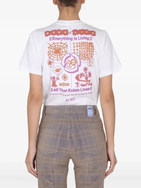 Tricou Mcq cu imagine alb