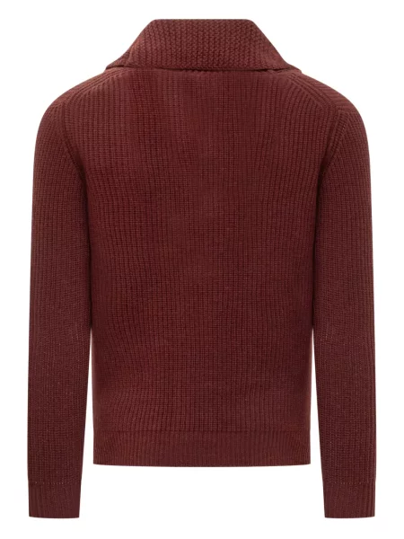 Cardigan Rakki de lână maro