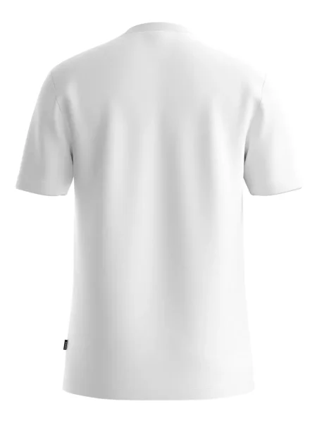 Tricou Boss cu dungi cu imagine alb