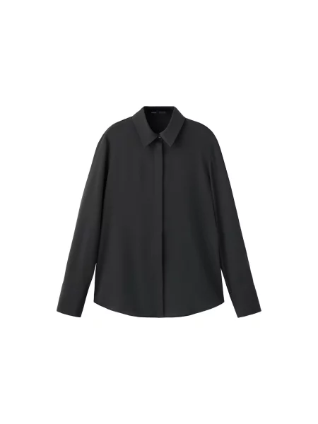 MANGO Bluză negru