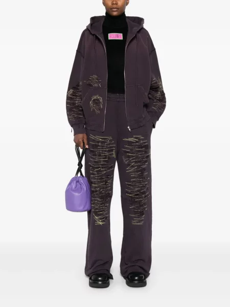 Kelnės Mm6 Maison Margiela violetinė