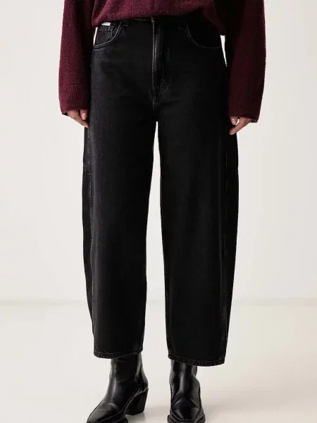 Marc O'Polo blugi barrel pentru femei negru