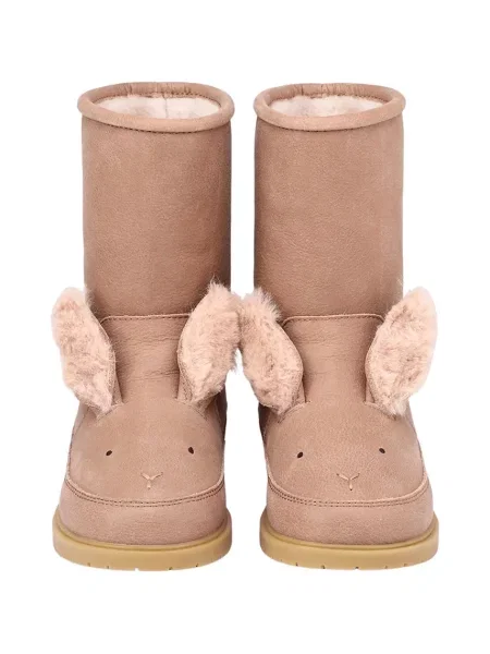 Donsje Дитячі шкіряні зимові черевики Wadudu Exclusive Boots Fluffy Bunny