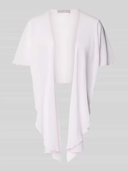 Bolero z otwartym przodem Christian Berg Cocktail różowe