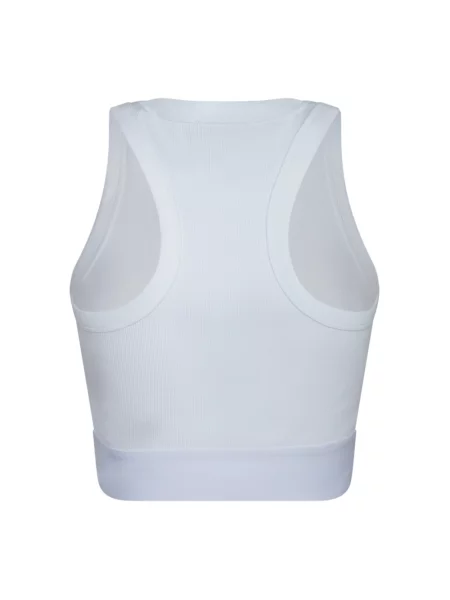 Top Givenchy o skróconej długości z logo biały