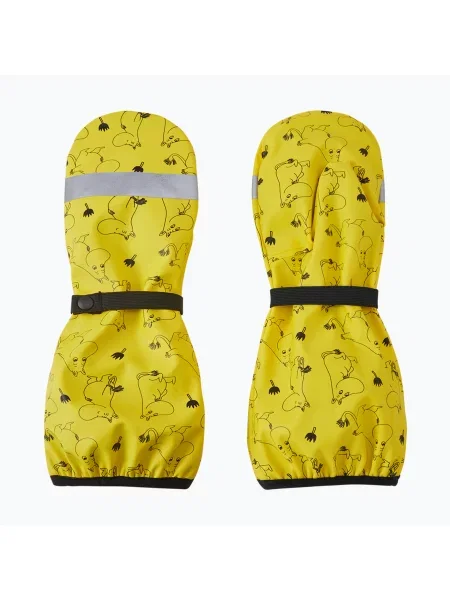 Детски водоустойчиви ръкавици Reima Moomin Puro yellow жълто