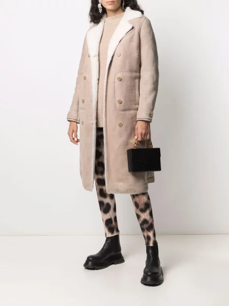 Avikailio ilgas avikailio paltas Philipp Plein