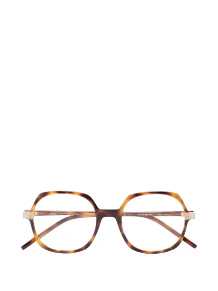 Ochelari de soare Kaleos cu imprimeu geometric maro