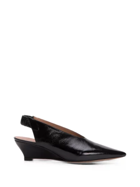 Pantofi cu toc Odissì cu pană negru