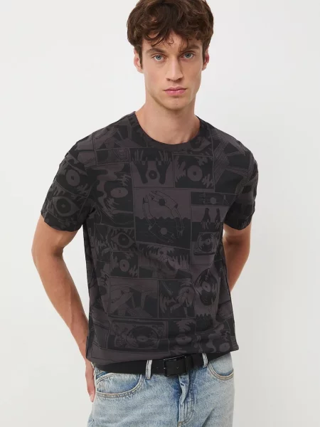 Тениска Medicine с десен сиво