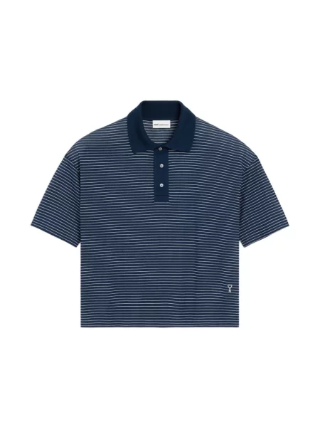 Polo Ami Paris niebieskie