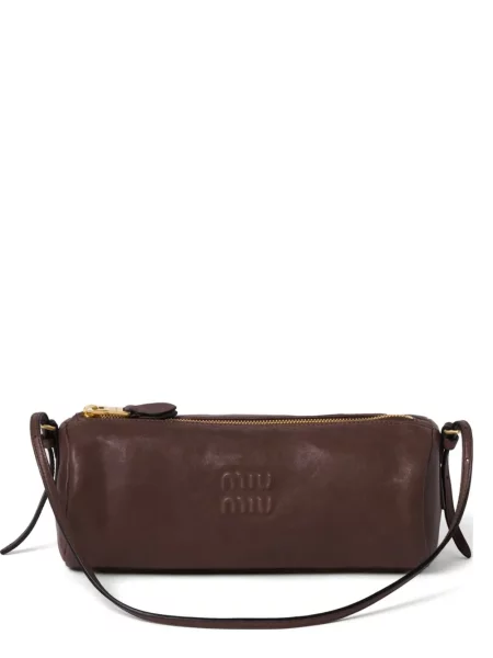 Geantă Miu Miu din piele maro