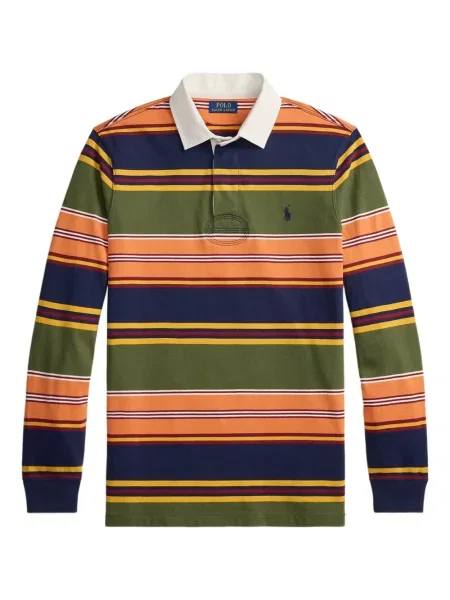 Ριγέ δερμάτινος κάλτσες Polo Ralph Lauren με κορδόνι μαύρο