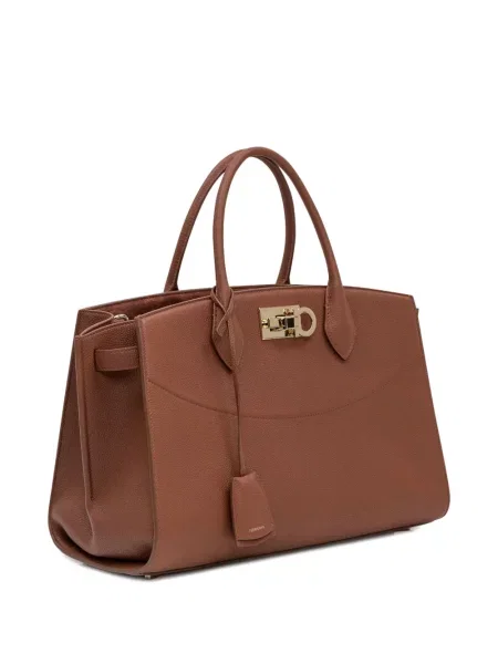 Geanta de piele Ferragamo din piele maro