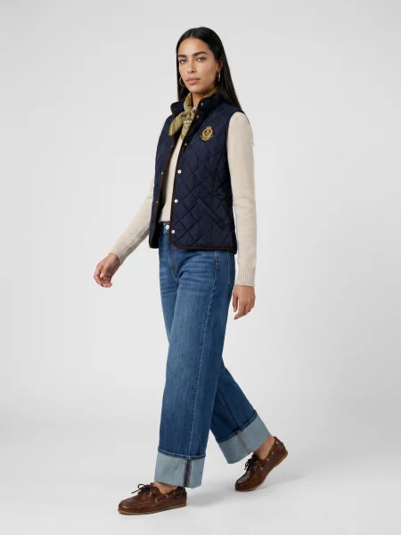 Izolované vesta Lauren Ralph Lauren modrá