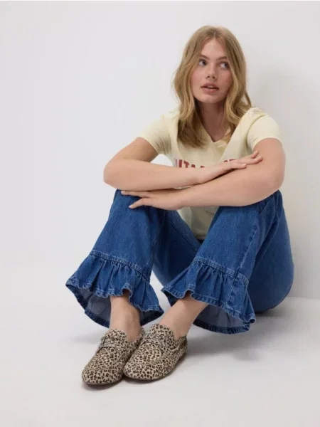 Лоферы Reserved с принтом