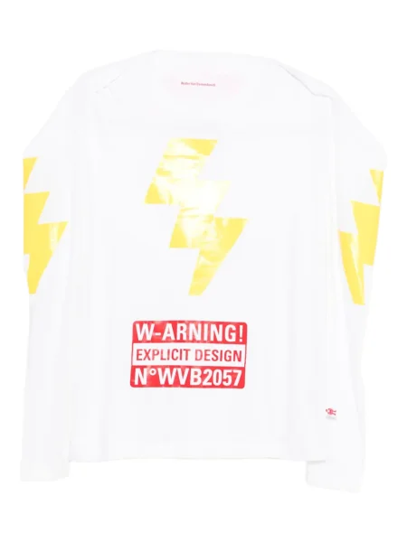 Hanorac cu glugă Walter Van Beirendonck alb