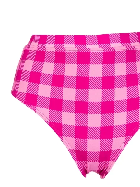 Bikini Solid & Striped w paski różowy