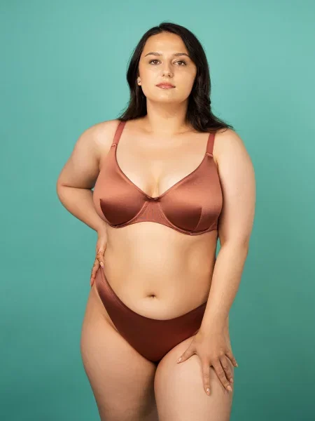 Труси brabrabra теракотовий поліамід/еластан