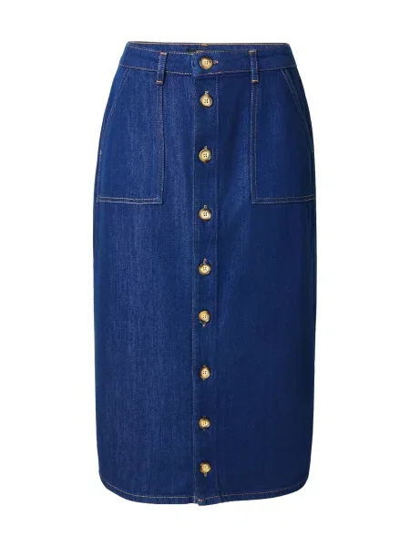 King Louie Fustă Dana denim albastru