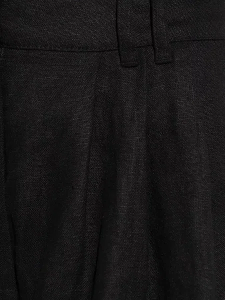Pantaloni Posse plisate negru