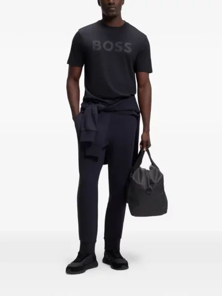 Tricou Boss cu imagine albastru