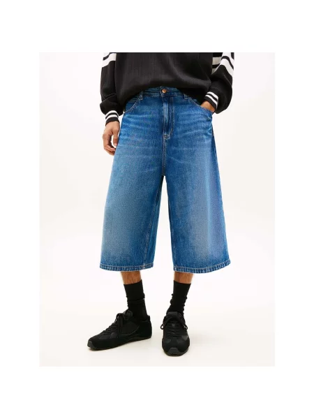Krátky džínsové šortky Tommy Jeans modrá