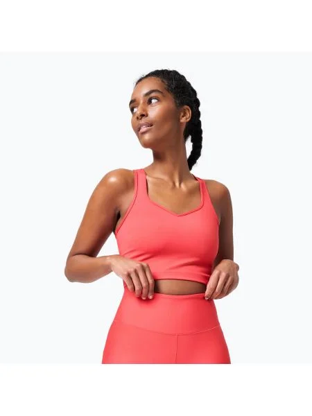 Casall Heart Shape Sport дамски тренировъчен топ червен