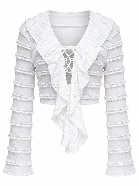 Halenka Ombre OW-TS bílá