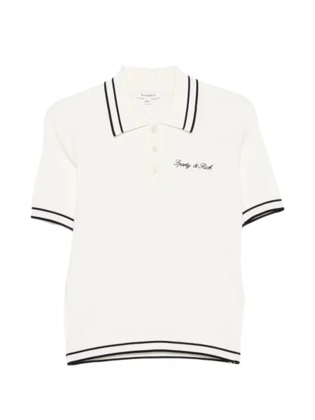 Polokošeľa Sporty & Rich biela