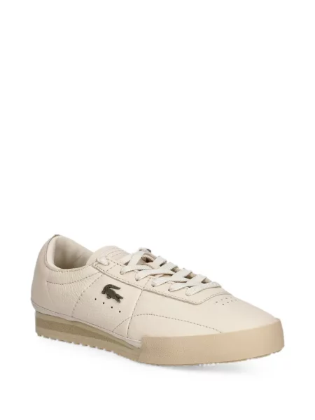 Sneakerși Lacoste din piele cu autograf