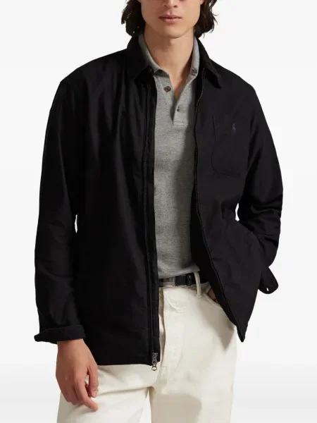Ριγέ polo Polo Ralph Lauren με κουκούλα με αυτόγραφο λευκό