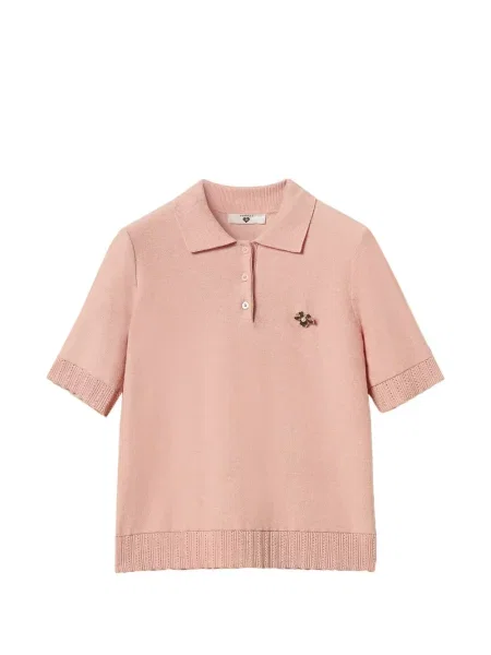 Tricou polo Twinset roz