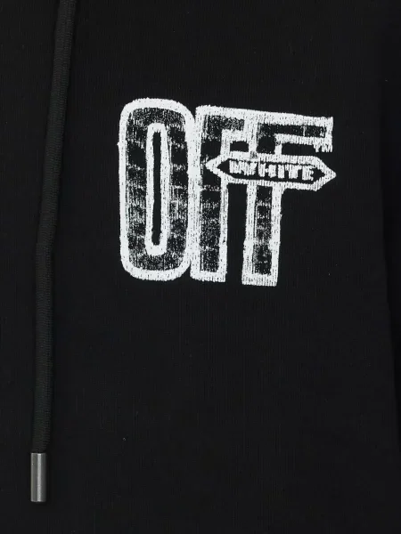 Hanorac cu glugă Off-white alb