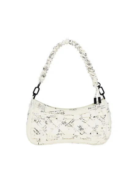Geanta crossbody Desigual alb