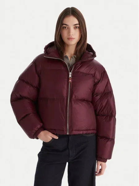 Tommy Hilfiger Geacă din puf Vișiniu