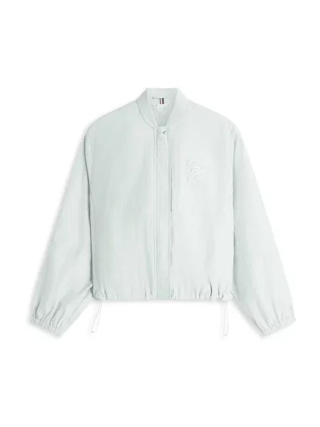 TOMMY HILFIGER Prehodna jakna svetlo siva