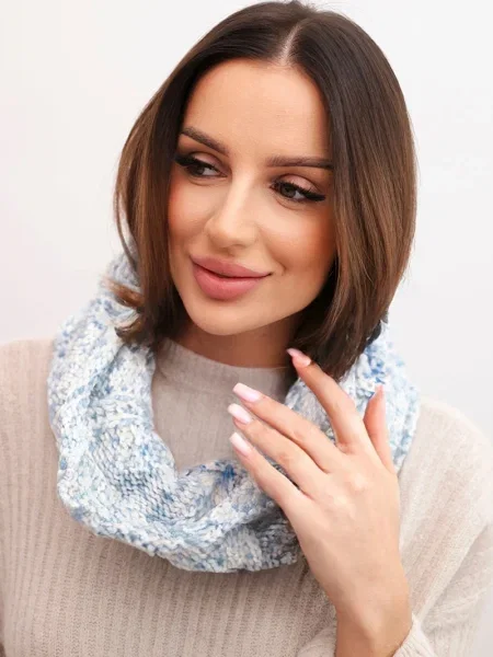 Fular Kesi de lână alb