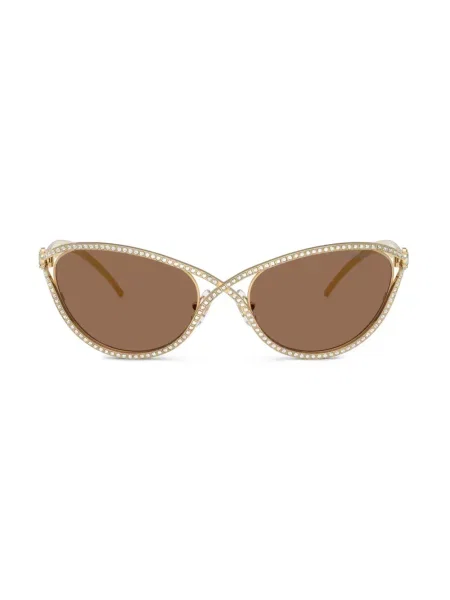 Ochelari de soare Swarovski de cristal auriu