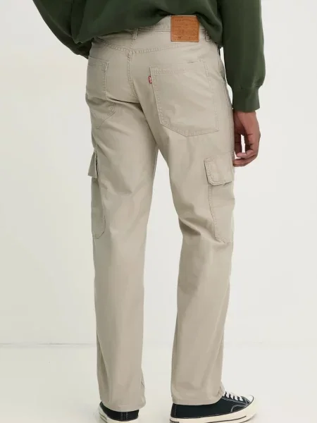 Džíny Levi's LOOSE STRT CARGO šedé