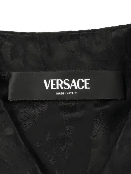 Rochie Versace din jacard de costum negru