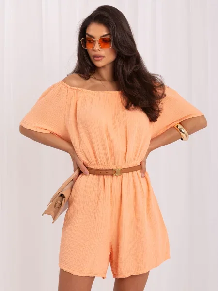 Kombinezon Italy Moda oranžna