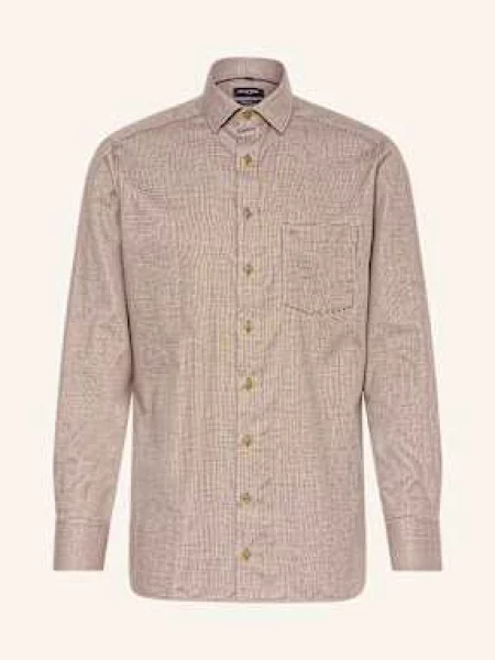 Olymp Košile Luxor Modern Fit hnědá