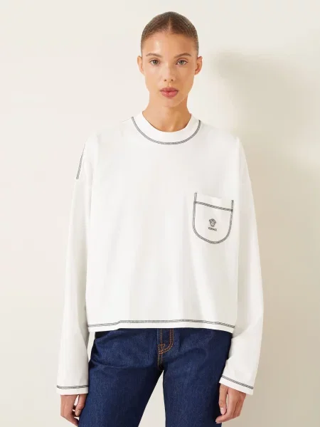 Versace Sweter weiss biały